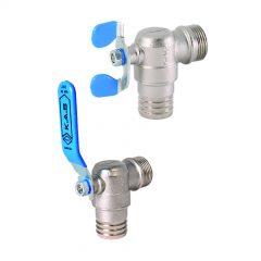 Angle Ball Valve With Hose Connection