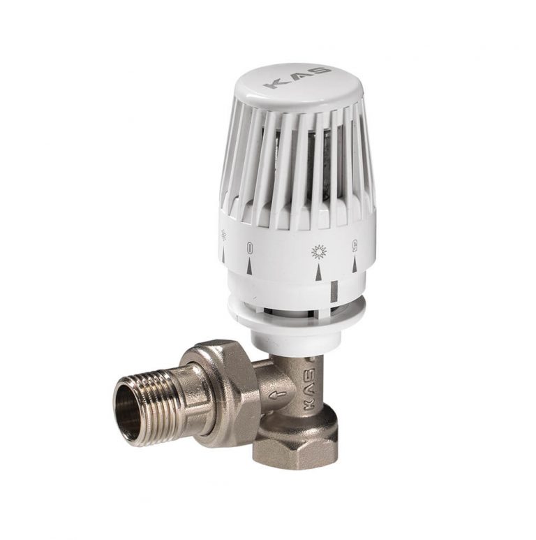 Angle Thermostatic Radiator Valve - Jack