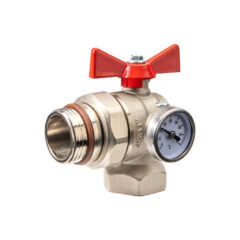 dn25-butterfly-angle-ball-valve-with-thermometer-and-union-connection-sealed-type