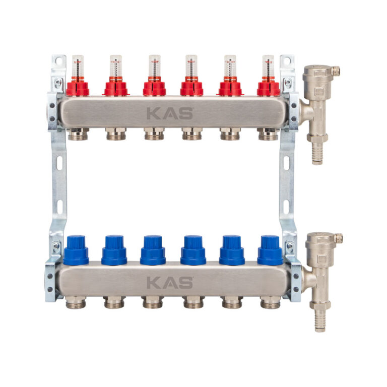 3/4 Eurocone Connection Stainless Steel Manifold Set with Flow Meter
