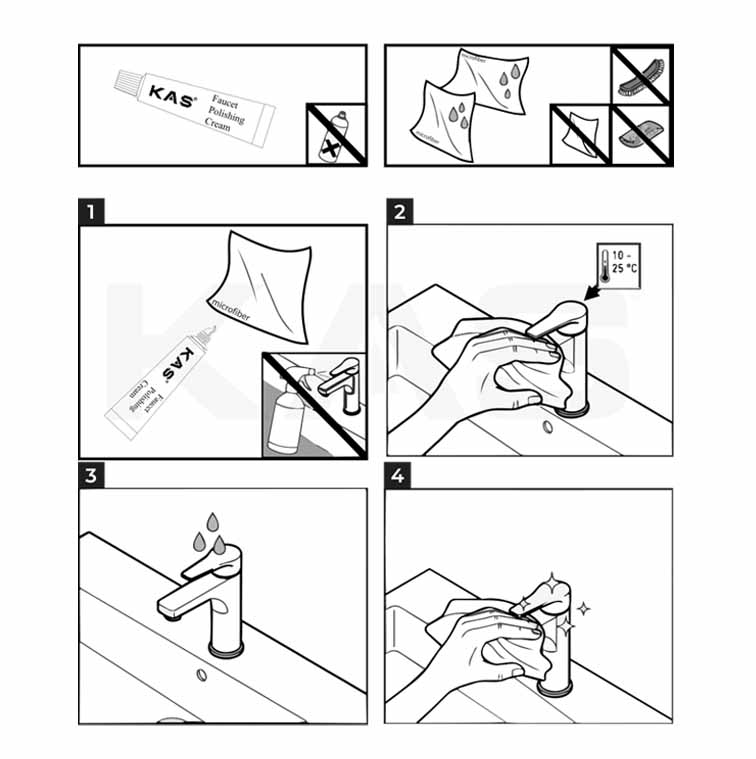 Schritt-für-Schritt-Anleitung zur Reinigung von Wasserhähnen und Armaturen
